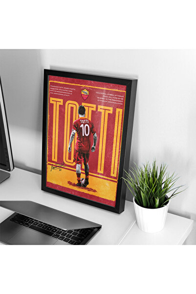 Sekiz Numara Francesco Totti Roma Unutulmazlar Serisi Poster
