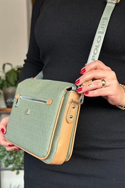 Just Polo Women's 3-Compartment Adjustable Long Strap Messenger Bag and Shoul...