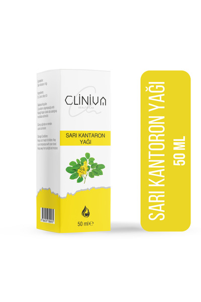 cliniva Sarı Kantaron Yağı %100 Doğal Bitkisel Sabit Yağ 50ml
