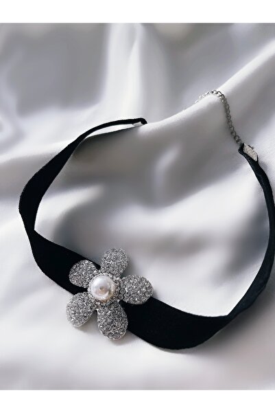 WAHSHE لؤلؤة زهرة المختنق قلادة قلادة