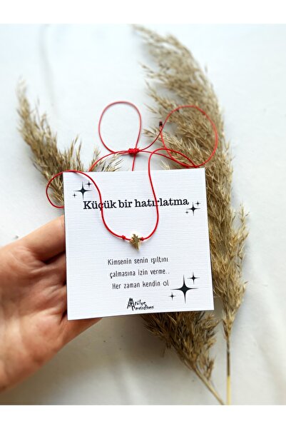 Atölye Merdiven Yıldız Küçük bir hatırlatma Minimal hediyelik Kolye