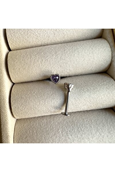 Okko Store Cerrahi Çelik Renkli Taşlı Tragus, Piercing