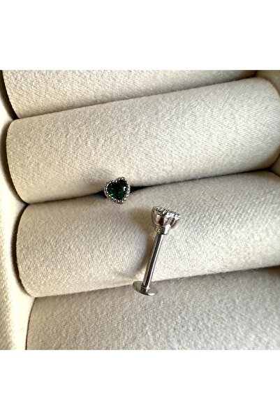 Okko Store Cerrahi Çelik Renkli Taşlı Tragus, Piercing