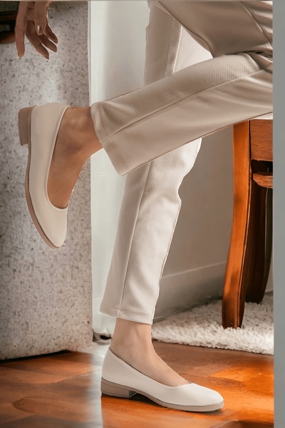 DURUNUN BUTİĞİ Balerini Ria Beige pentru utilizare zilnică