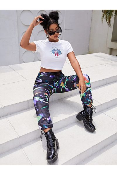 Jose Clothing ΓΥΝΑΙΚΕΙΑ ΛΕΥΚΗ ΕΚΠΤΩΜΕΝΗ ΚΟΝΤΟΜΑΝΙΚΗ ΣΤΟ ΣΩΜΑ OTURAN CROP TOP BABY TEE BLUZ