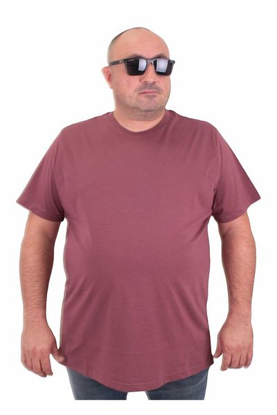 MocGrande Large Size Basic T-Shirt 11100 Purple