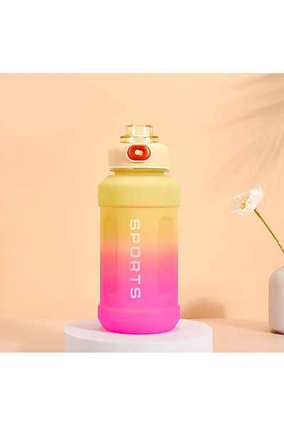 BLA GROUP Motivational Water Bottle Sports Written Sports Pilates Water Bottle with Motive Handle and Washable Water Bottle
