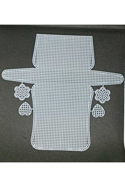 Özcan Toptan Tuhafiye Plastik Çanta Kanvası Orta Boy 33,5x16,5 Desenli