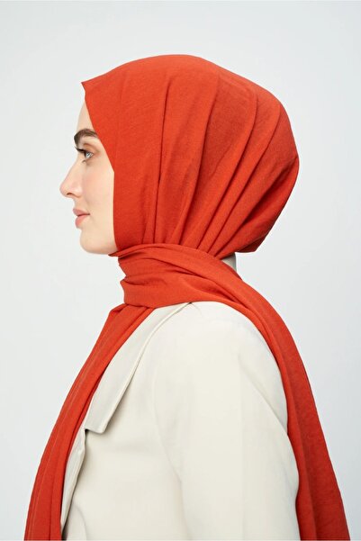 Modakaşmir Cotton Scarf Shawl Orange