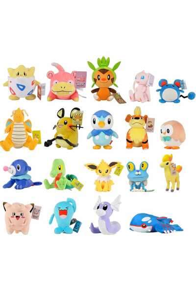 ThreeMB Toys Pokemon Orijinal Lisanslı Peluş Pikachu