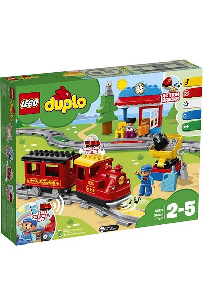 LEGO ®   Duplo Steam Train Construction Set 10874