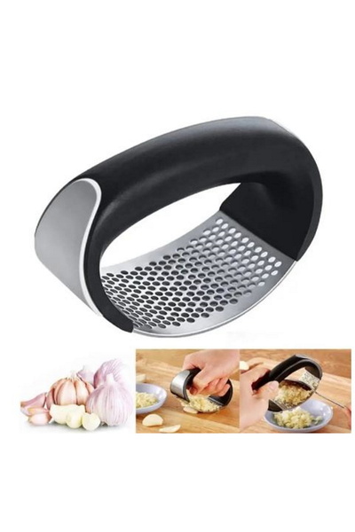Kenpool Luxury Garlic Chopper Crusher Chopper Curve Press Grater with Handle