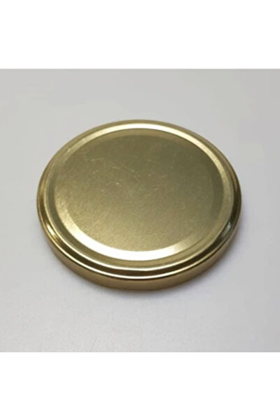 CO Goals Shop 63 mm Glass Jar Lid - Gold Lid, 50 Pieces Suitable Mode