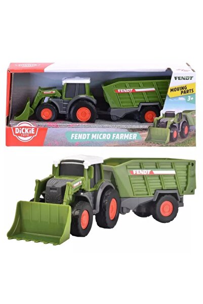 Dickie Toys Dickie Fendt Micro Farmer Saman Balyalı Traktör- 9 cm