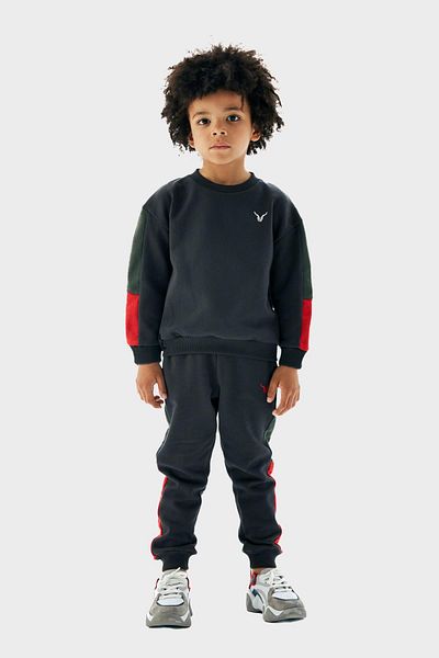 Nebbati Boy's Anthracite Sweatshirt 23PFWNB3415