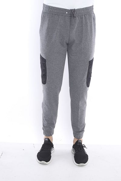 NEED LİFE Men's Gray Cargo Pocket 2 Thread Sweatpants