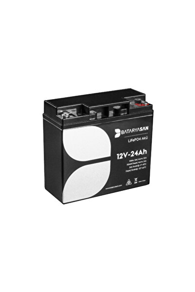 BATARYASAN 12v 24ah Lifepo4 Akü (LİTYUM AKÜ)
