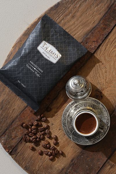 Tahmis Turkish Coffee with Cardamom 100 Gr 3 Pack