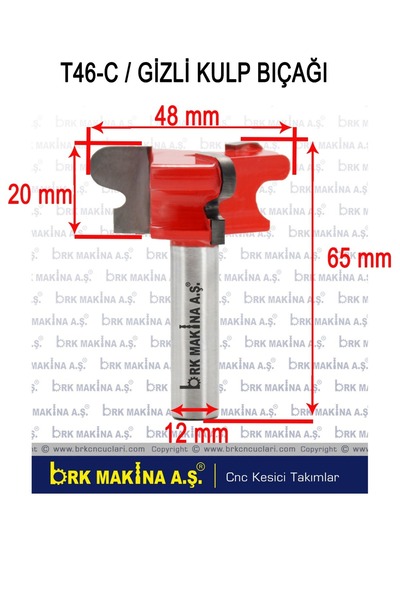 BRK MAKİNA GİZLİ KULP BIÇAĞI Z3