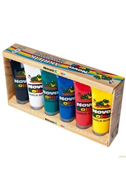Nova Color Nc253 Akrilik Tüp Boya 75 Gr 6 Renk