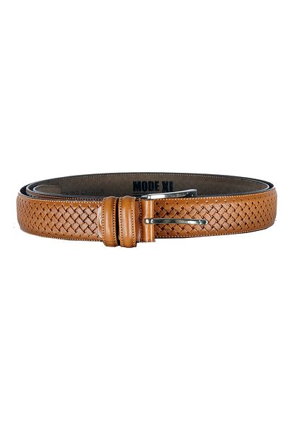 ModeXL Ζώνη Mode XL 3,5 cm Dot Pattern 4112 Tan