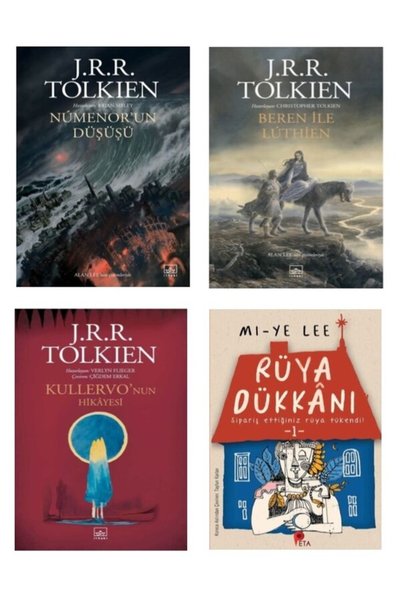 İthaki Yayınları Numenor'un Düşüşü - Beren ile Luthien - Kullervo'nun Hikayes...