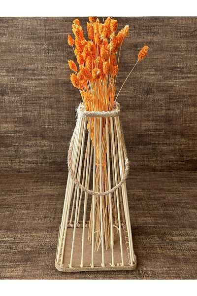 DEKOLOBİ Πυραμίδα Bamboo Stick Φανάρι / Κηροπήγιο 38 cm