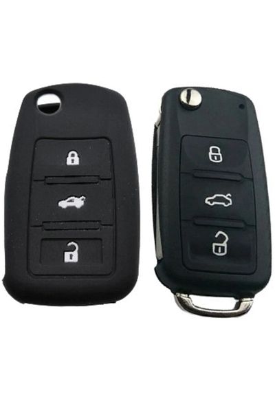 C9 Vw Volkswagen Seat Skoda Polo Caddy Trasporter - Silicone Key Case