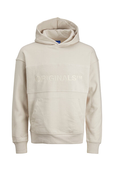 Jack & Jones سويت شيرت مزين بالشعار - Brushblock