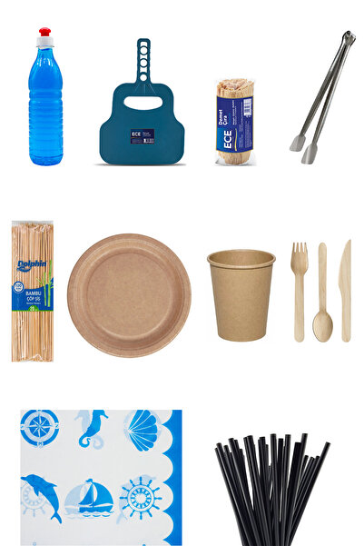 EkoStore Mangal ve Piknik Seti Ekonomik Paket Toplam 62 Parça