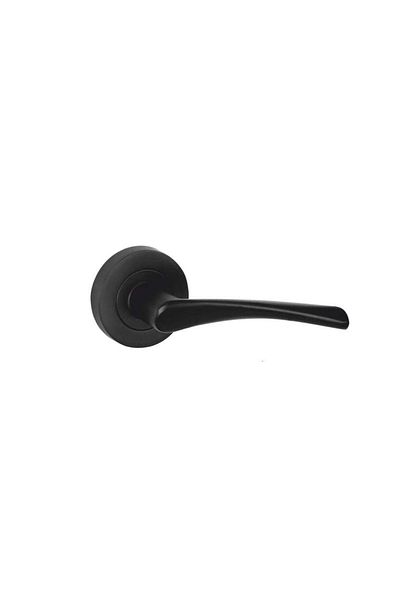 bersayapı Bravo Room Door Handle with Rosette Matte Black 1 Set