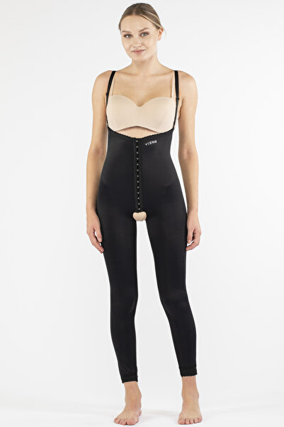 VİZOR Liposuction Sonrası Için Korse Karın Bel Kalça Ve Tüm Bacak Kontrollü Baskı Ve Ödem Azaltma Korsesi