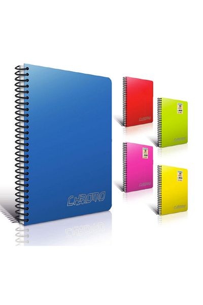 Gıpta Chromo a5 spiral 80 sheets notebook 12 pieces