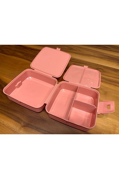 Panoramas Home Pink Color Compartmented Student Nutrition School Storage Container Business Lunch Box Picnic Container Breakfast