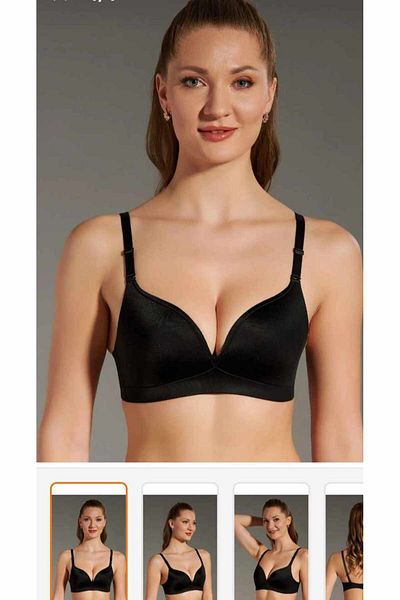 VİENETTA Laser Cut Seamless Covered Bra - Newbra Without Underwire