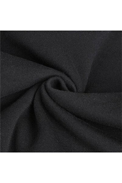 Touz LAGOM MODA SnoopDogg з принтом Чорна унісекс-футболка з капюшоном Oversize