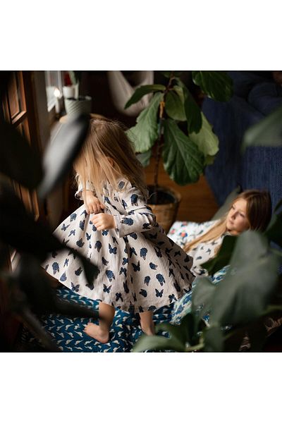 Antebies Butterfly Patterned Stylish Dress
