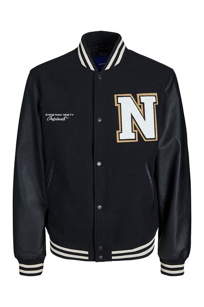 Jack & Jones Μπουφάν Bomber από μαλλί JorCollege 12241559