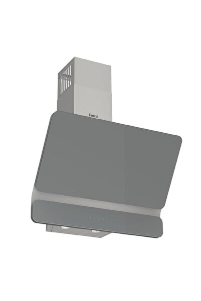 Ferre D082 Çift Camlı Plane Dokunmatik 60 Cm Gri Davlumbaz
