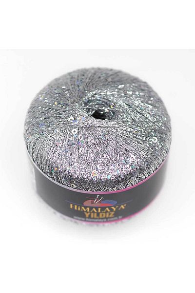 Himalaya Αστέρι / Ασημί Glitter Sequin / 58101