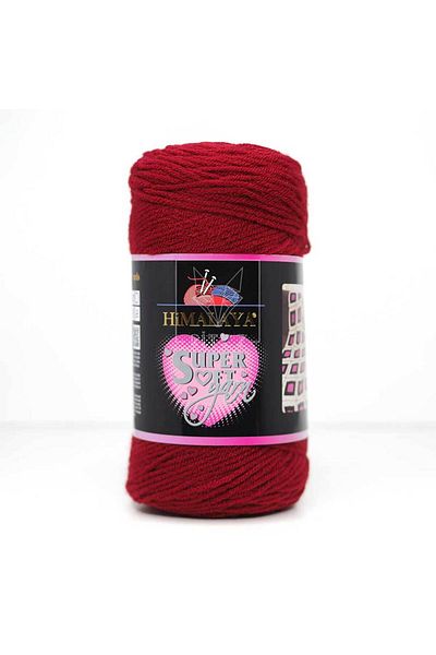 Himalaya Super Soft Yarn 80849 Σκούρο Κόκκινο