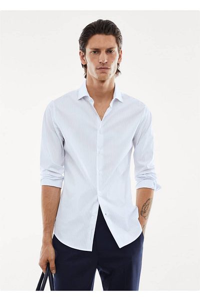 MANGO Man Design de cămașă
