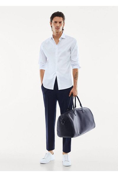 MANGO Man Design de cămașă