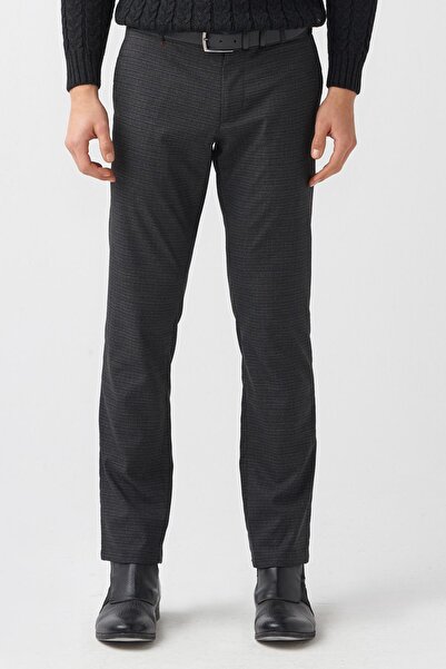 Mcr Pantaloni clasici negri pentru bărbați - MCR38654SIYAH