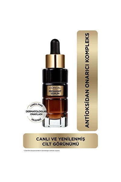 L'Oreal Paris Loreal Midnight Serum Cilt Yenileme & Cilt Görünümü Canlandırma...