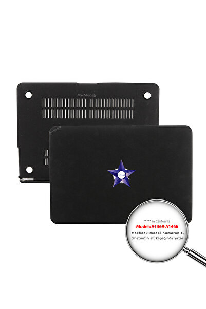 Mcstorey Macbook Air Kılıf 13inç Kumaş Kaplama (ESKİ USB'Lİ MODEL 2010-2017) A1369 A1466 Ile Uyumlu Goat01