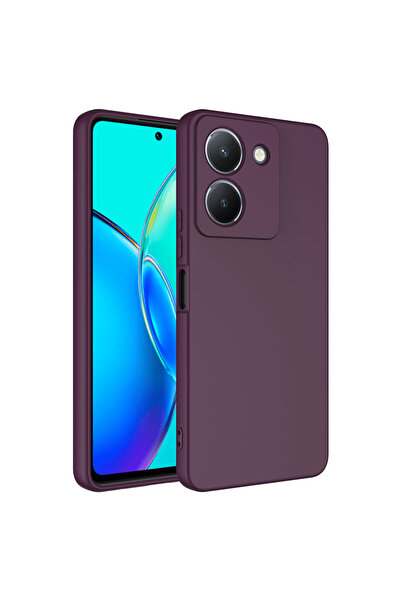 Rivor Vivo Y36 4g Uyumlu Kılıf Kamera Korumalı Içi Kadife Mat Mara Lansman Re...