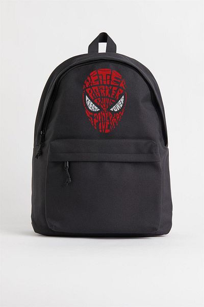 Touz zolid φορέστε Spider-Man Head Printed Unisex σακίδιο πλάτης