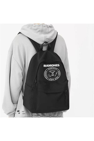 Touz Blunt Ramones Printed Unisex Backpack