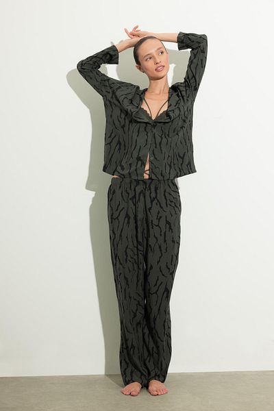 DeFacto Fall In Love Regular Fit Γιακάς Πιτζάμες Casual Top A6005ax23au